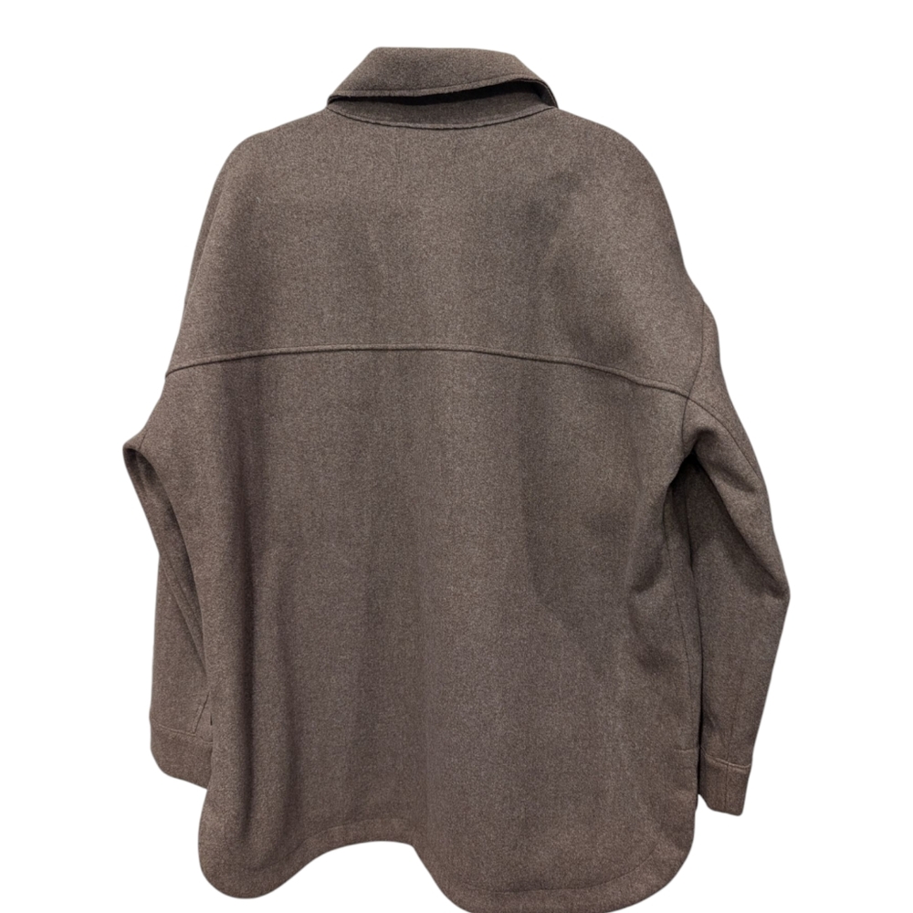 Women's | Banana Republic | Utility Jacket Shacket Classic Collar | Brown | XL - Picture 6 of 11
